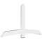 Ekena Millwork Bellingham Architectural Grade PVC Gable Bracket, 84"W x 45 1/2"H x 4"D x 6"F, 13/12 Pitch GBP084X46X0406BEL00 - alternate 1